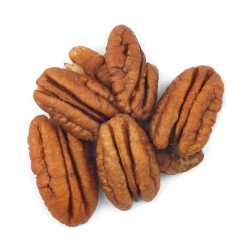 Pecan noci tagliati a metá...