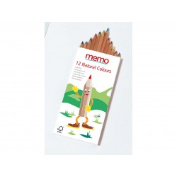 Naturfarben Holz-Memo-Set...