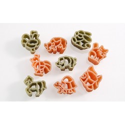 Pasta animaletti bicolore...